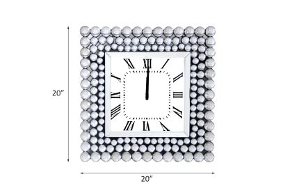 ACME Bione Wall Clock in Mirrored 97404