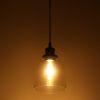 Black Pendant Lighting for Kitchen Island Modern Glass Shade Pendant Light