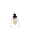 Black Pendant Lighting for Kitchen Island Modern Glass Shade Pendant Light