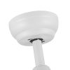 Modern 42 in. Indoor Matte White Retractable Blades Ceiling Fan with Light Kit and Remote Control