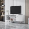 TV Stand Use in Living Room Furniture with 1 storage and 2 shelves Cabinet, high quality particle board