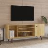 TV Stand Use in Living Room Furniture with 1 storage and 2 shelves Cabinet, high quality particle board