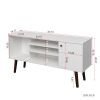TV Stand Use in Living Room Furniture with 1 storage and 2 shelves Cabinet, high quality particle board