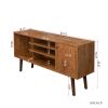 TV Stand Use in Living Room Furniture with 1 storage and 2 shelves Cabinet, high quality particle board